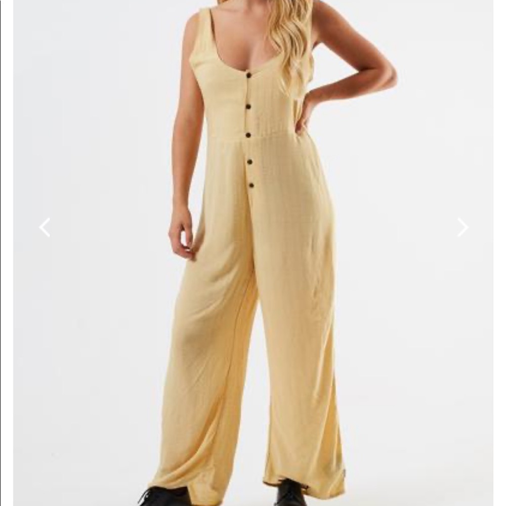 AFENDS yellow playsuit